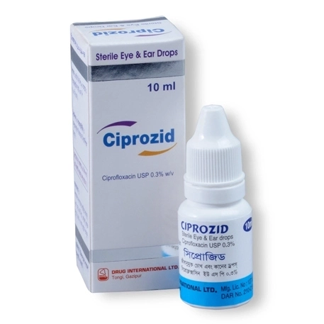 Pack Image: Ciprozid 0.3% Eye Drop (10 ml drop)