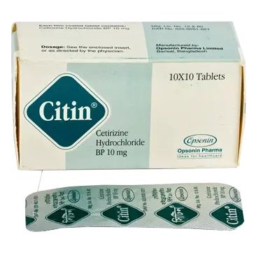 Pack Image: Citin 10 mg Tablet (10 x 10)