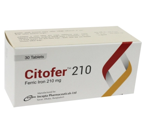 Pack Image: Citofer 210 mg Tablet (5 x 6)