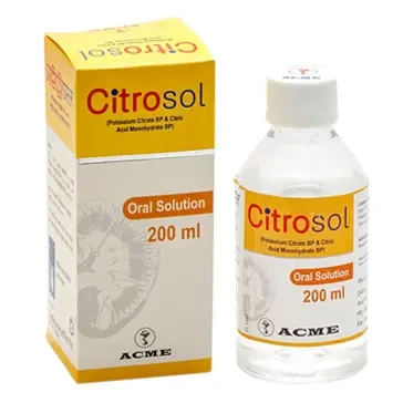 Pack Image: Citrosol (1500 mg Oral Solution (200 ml bottle)