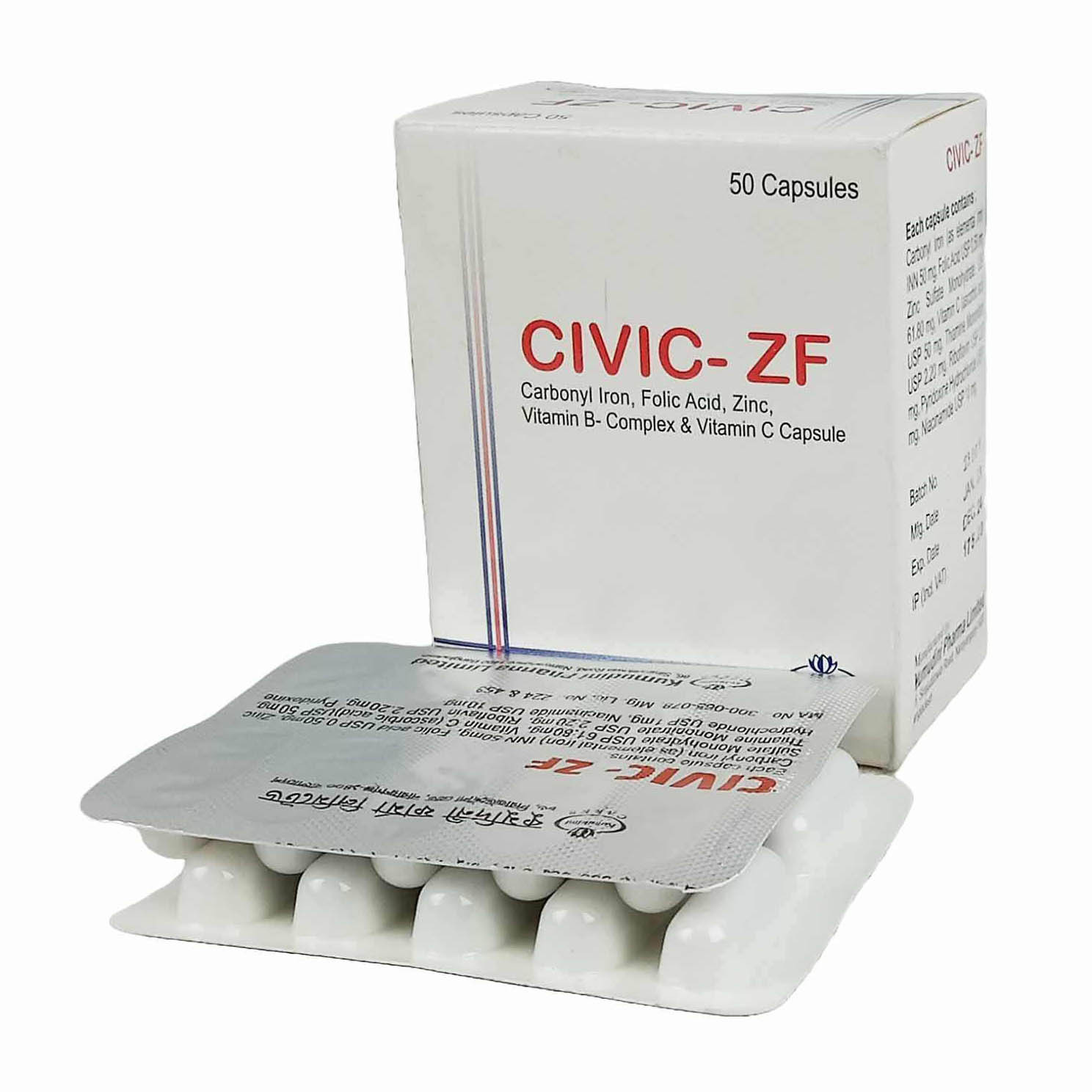 Pack Image: Civic-ZF  Capsule (5 x 10)