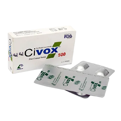 Pack Image: Civox 500 mg Tablet (4 x 6)