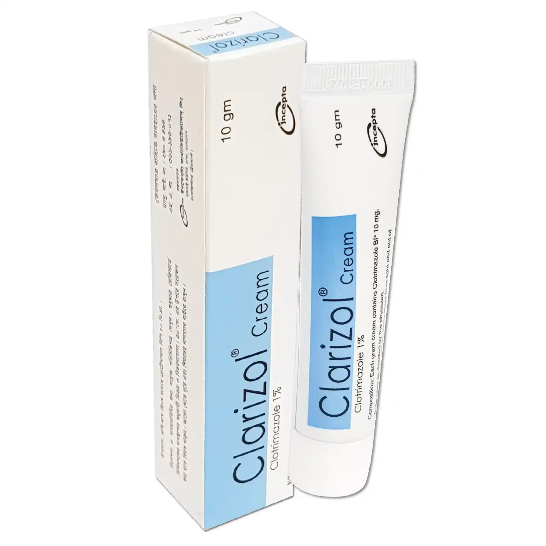 Pack Image: Clarizol 1% Cream (10 gm tube)