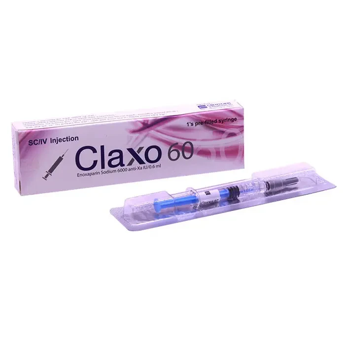 Pack Image: Claxo 6000 Anti-Xa Injection (0.6 ml pre-filled syringe)