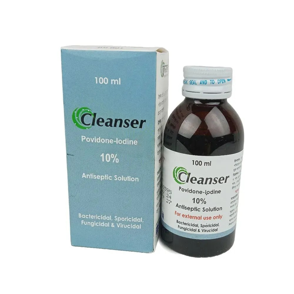 Pack Image: Cleanser 10% w Solution (100 ml bottle)