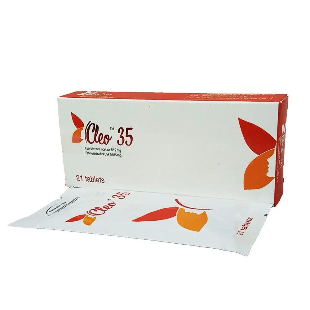 Pack Image: Cleo 35 2 mg Tablet (21 tablet pack)