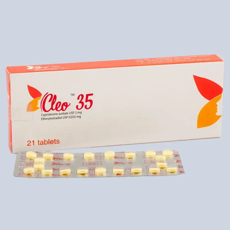 Pack Image: Cleo 35 2 mg Tablet (21 tablet pack)