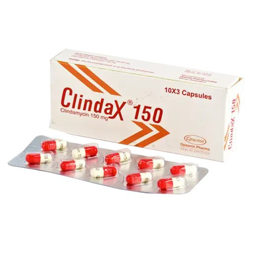 Pack Image: Clindax 150 mg Capsule (3 x 10)