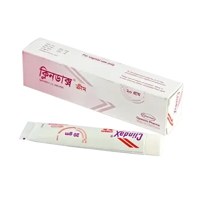 Pack Image: Clindax 2% Vaginal Cream (20 gm tube)