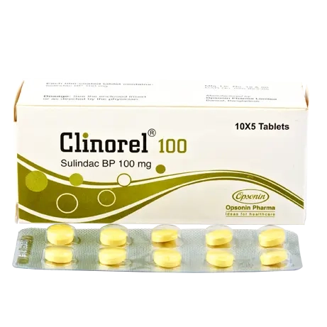 Pack Image: Clinorel 100 mg Tablet (5 x 10)