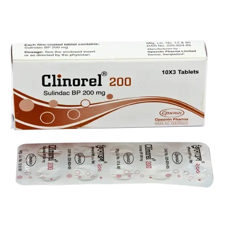 Pack Image: Clinorel 200 mg Tablet (3 x 10)