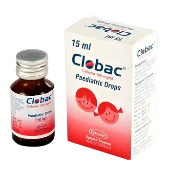Pack Image: Clobac 125 mg Pediatric Drop (15 ml bottle)