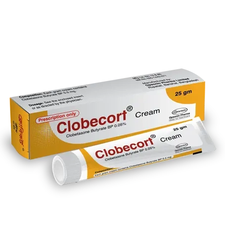 Pack Image: Clobecort 0.05% Cream (25 gm tube)