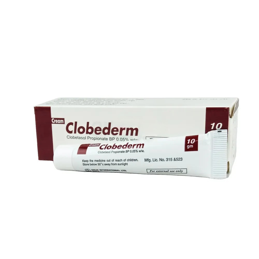 Pack Image: Clobederm 0.05% Cream (10 gm tube)