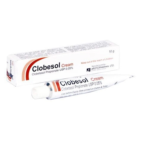 Pack Image: Clobesol 0.05% Cream (10 gm tube)