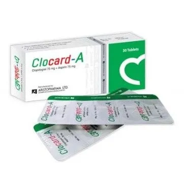 Pack Image: Clocard-A 75 mg Tablet (3 x 10)