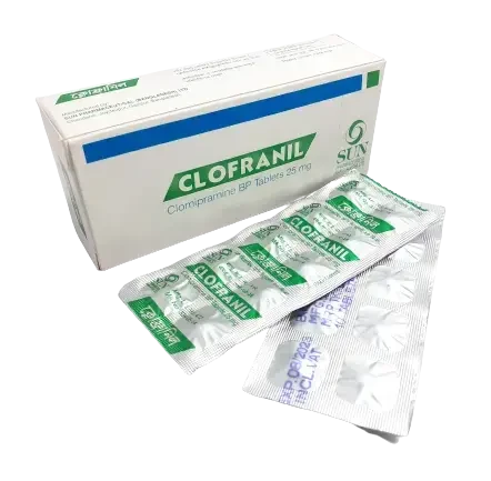 Pack Image: Clofranil 25 mg Tablet (10 x 10)