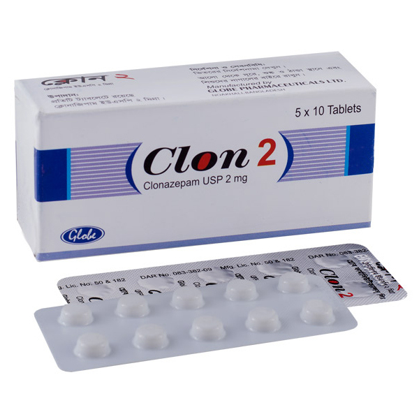 Pack Image: Clon 2 mg Tablet (5 x 10)