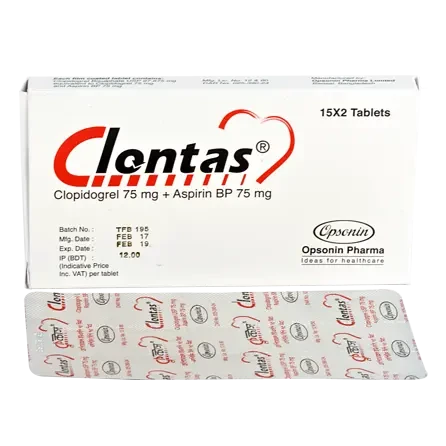 Pack Image: Clontas 75 mg Tablet (2 x 21)