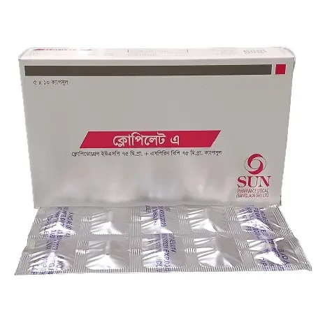 Pack Image: Clopilet A 75 mg Tablet (5 x 10)