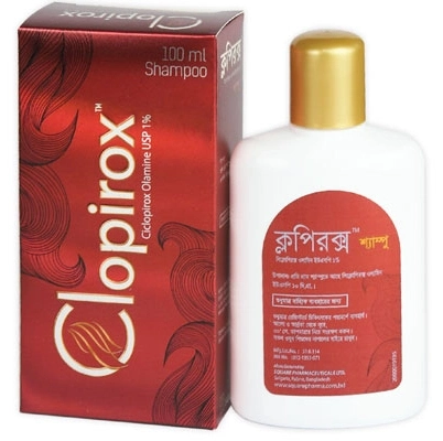Pack Image: Clopirox 1% Shampoo (100 ml bottle)