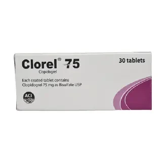 Pack Image: Clorel 75 mg Tablet (3 x 10)