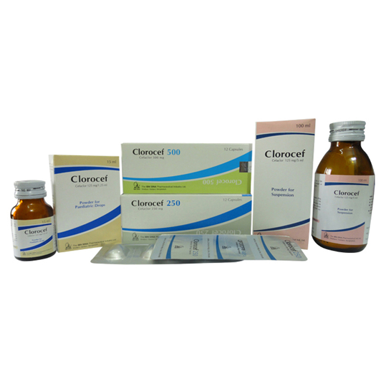 Pack Image: Clorocef 250 mg Capsule (3 x 4)