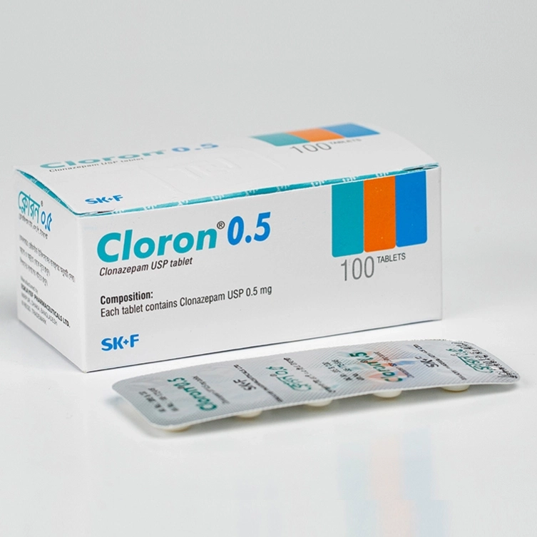 Pack Image: Cloron 0.5 mg Tablet (10 x 10)