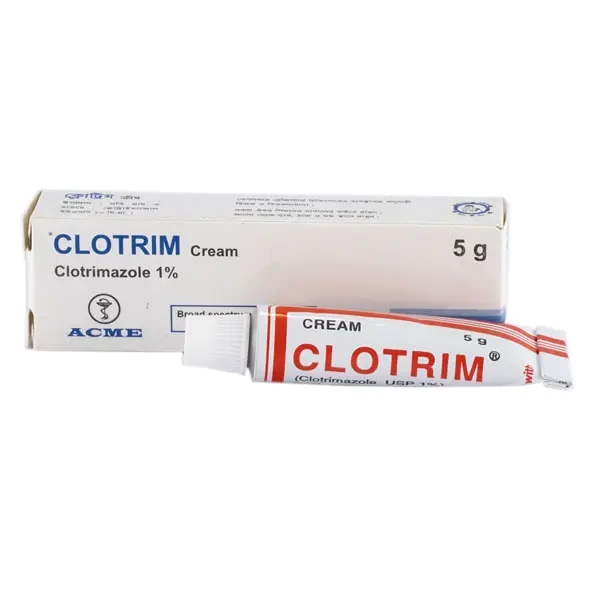 Pack Image: Clotrim 1% Cream (20 gm tube)