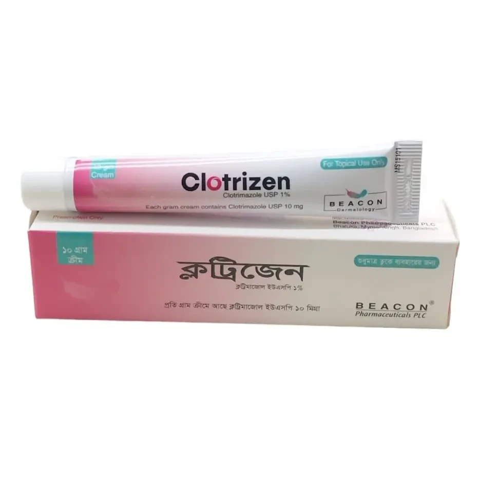 Pack Image: Clotrizen 1% Cream (10 gm tube)