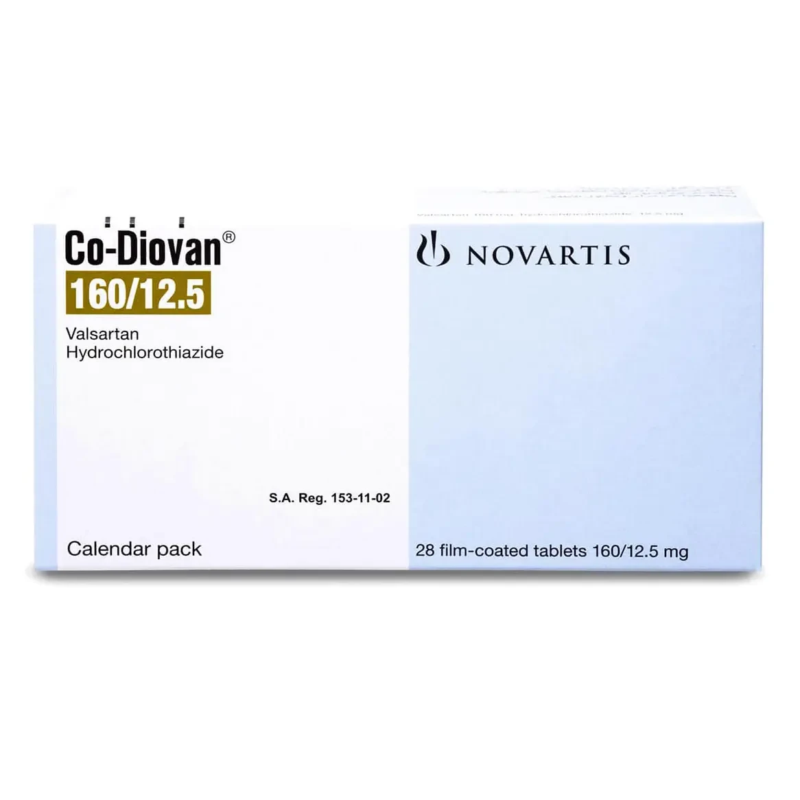 Pack Image: Co-Diovan 160 mg Tablet (2 x 14)