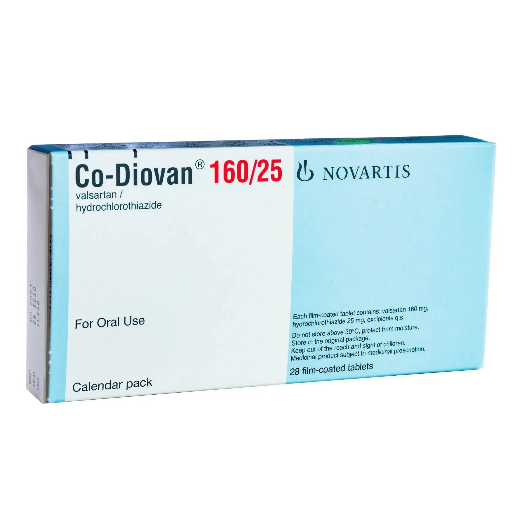 Pack Image: Co-Diovan 160 mg Tablet (2 x 14)