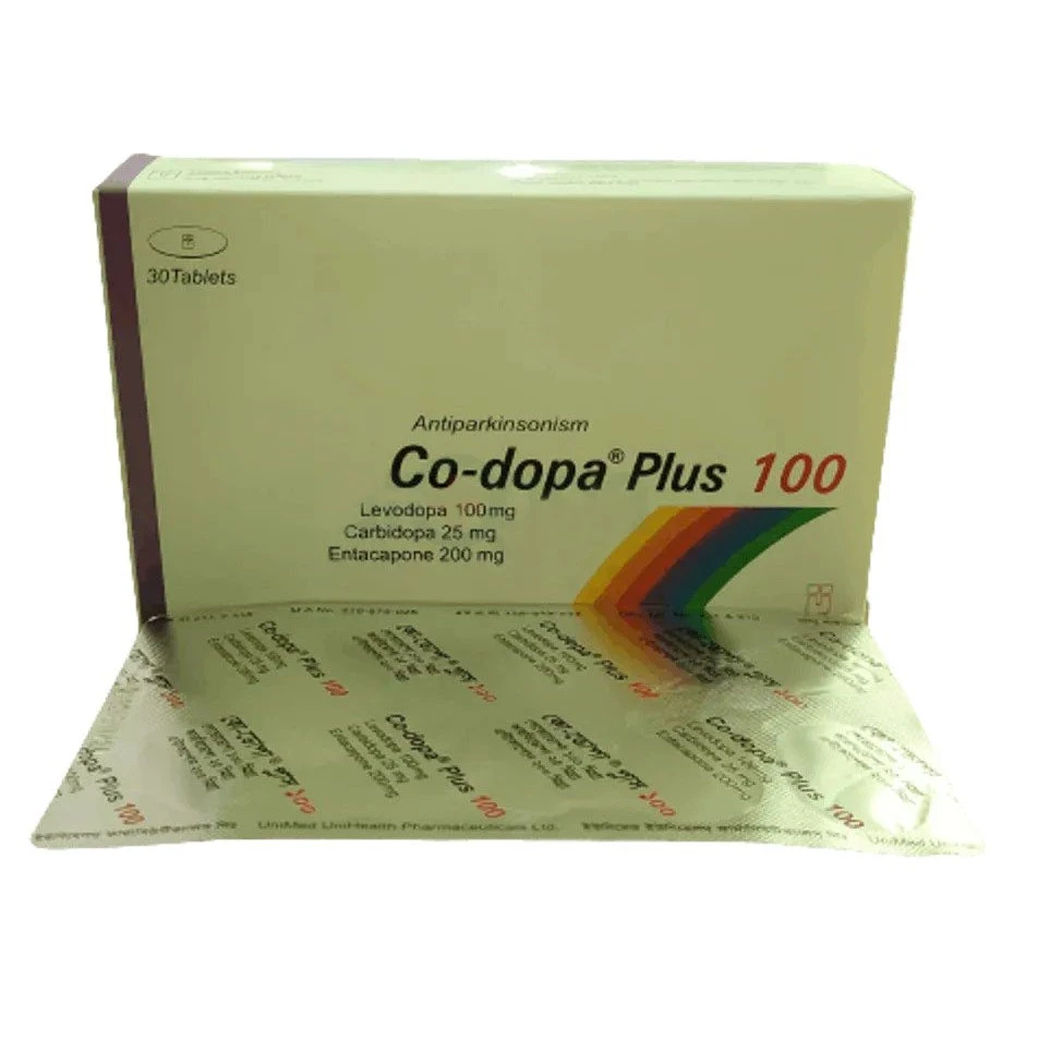 Pack Image: Co-dopa Plus 100 mg Tablet (3 x 10)