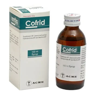 Pack Image: Cofrid (200 mg Syrup (100 ml bottle)