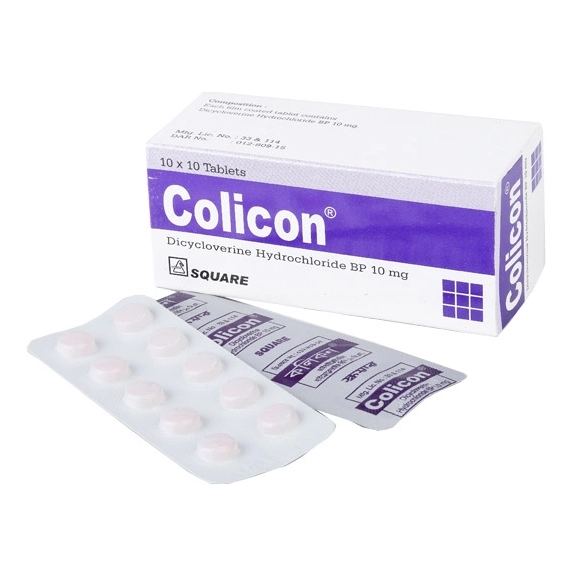 Pack Image: Colicon 10 mg Tablet (10 x 10)