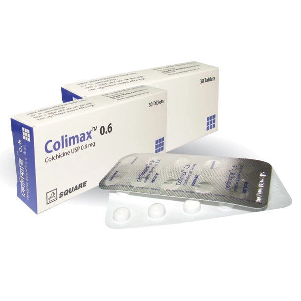 Pack Image: Colimax 0.6 mg Tablet (3 x 10)