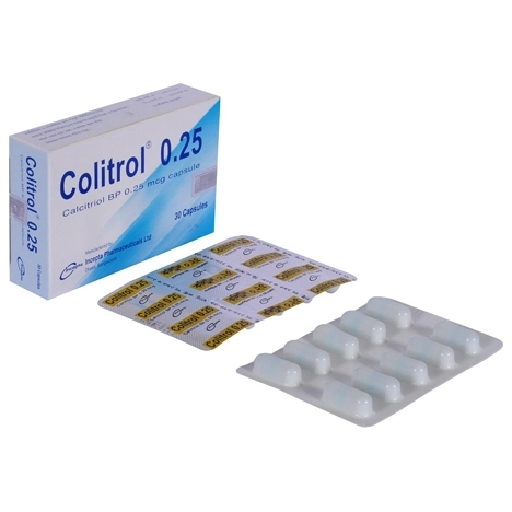 Pack Image: Colitrol 0.25 mcg Capsule (3 x 10)