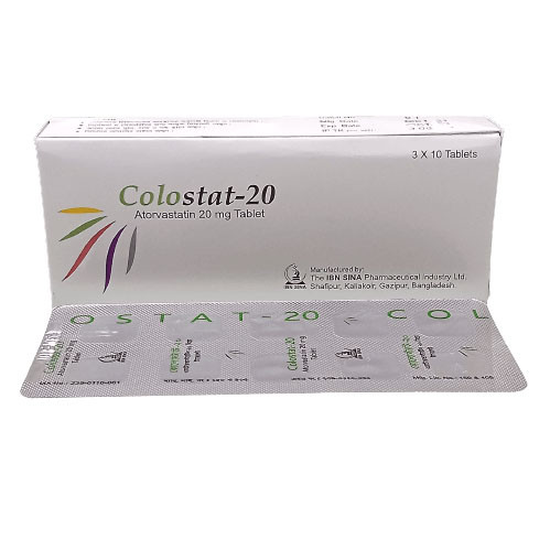 Pack Image: Colostat 20 mg Tablet (3 x 10)