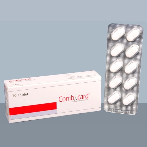 Pack Image: Combicard 5 mg Tablet (3 x 10)