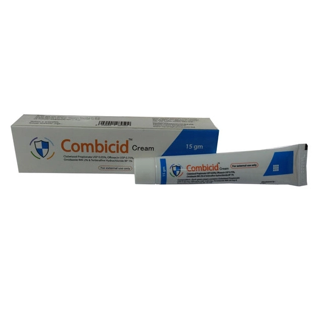 Pack Image: Combicid 0.05% 0.75% Cream (15 gm tube)