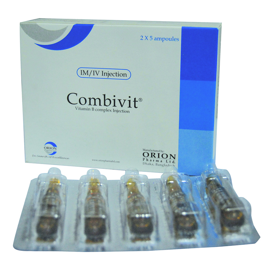 Pack Image: Combivit (50 mg Injection (2 ml ampoule)