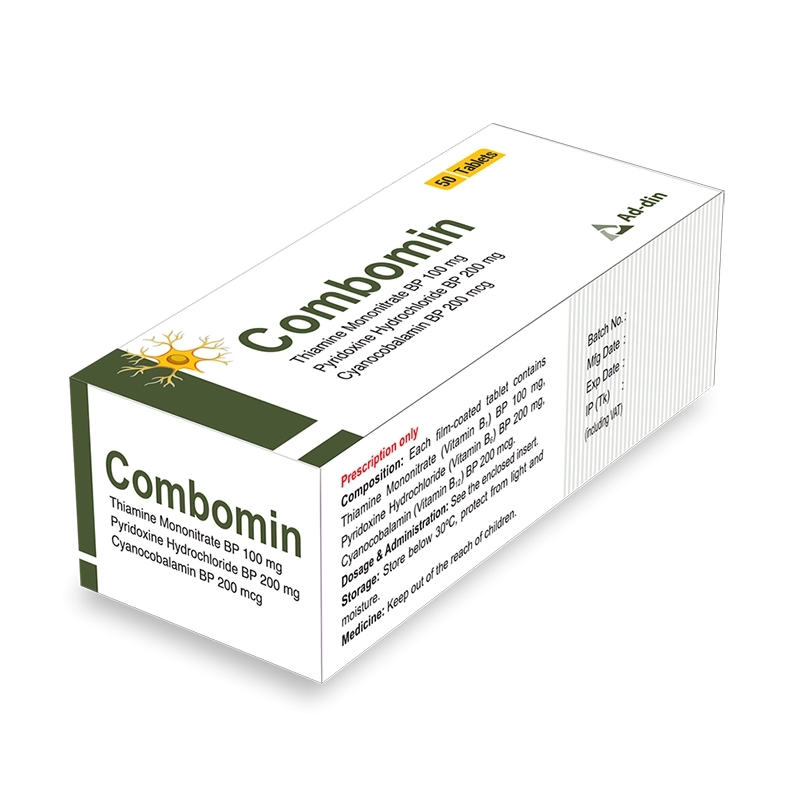 Pack Image: Combomin 100 mg Tablet (5 x 10)