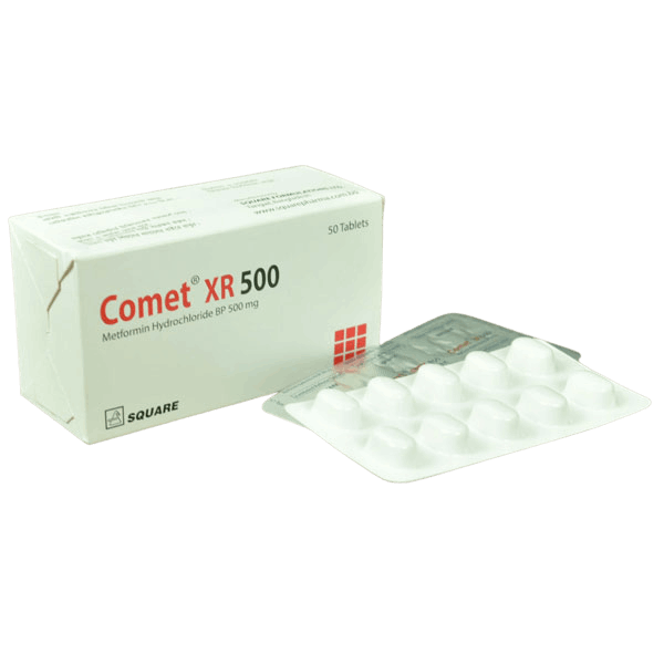 Pack Image: Comet XR 500 mg Tablet (5 x 10)