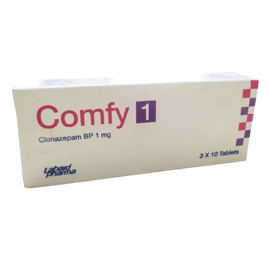 Pack Image: Comfy 1 mg Tablet (3 x 10)