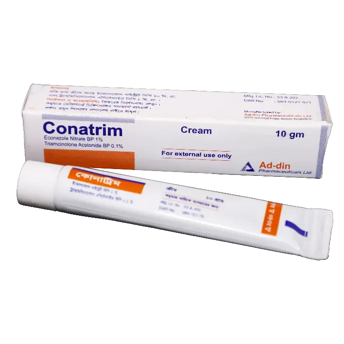 Pack Image: Conatrim 1% 0.1% Cream (10 gm tube)