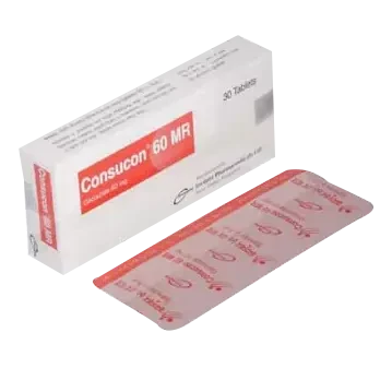 Pack Image: Consucon MR 60 mg Tablet (3 x 10)