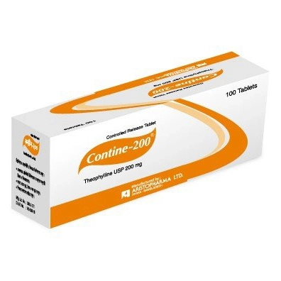 Pack Image: Contine 200 mg Tablet (10 x 10)
