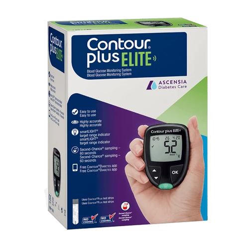 Pack Image: Contour Plus Elite Meter Glucometer (Each device)