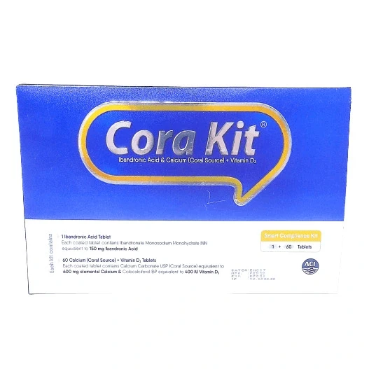 Pack Image: Cora Kit 150 mg Tablet ((1 & 60) tablet kit)