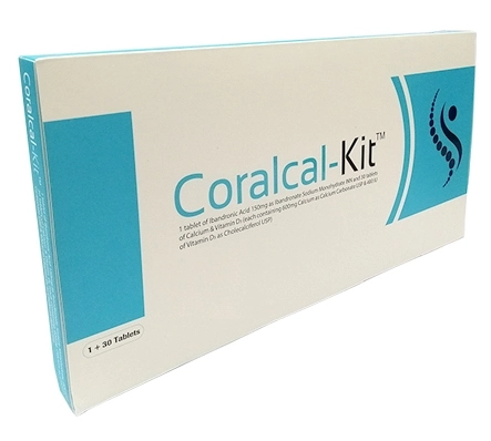 Pack Image: Coralcal-Kit 150 mg Tablet ((1 & 30) tablet kit)